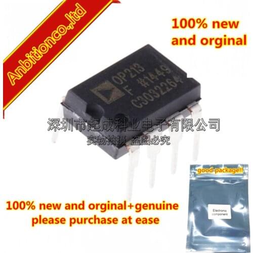 10pcs 100% new and orginal OP213FPZ silk-screen OP213F Low Noise, Low Drift Single-Supply Operational Amplifiers in stock