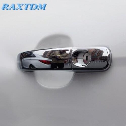 8pcs ABS Chrome Trim Door Handle Covers For Ford Focus 2 3 MK2 MK3 2005-2011 2012 2013 2014 2015 Auto Car Accessories