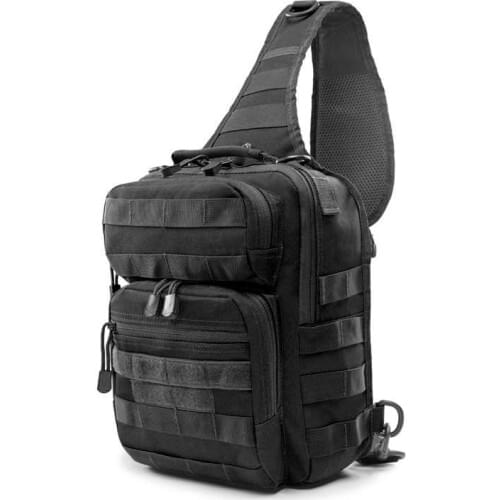 900D Large Military Sling Bagpack EDC Tactical Shoulder Bag Army Molle Chest Pack Waterproof Outdoor Camping Trekking Backpack