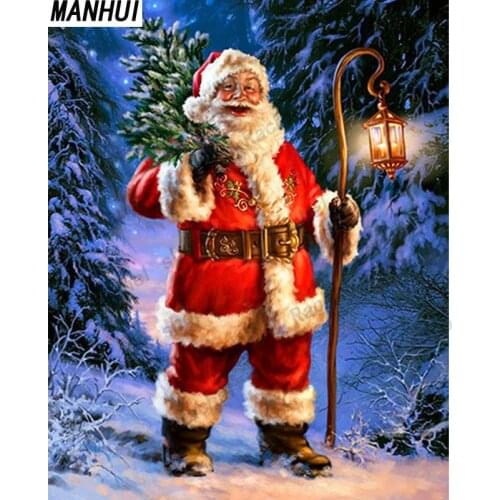 Diamond Embroidery Diy Diamond Painting Cross Stitch Kits Diamond Mosaic Santa Claus Full Square Diamond Embroidey DS220