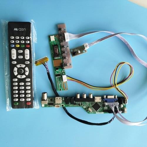 For CLAA154WA05/CLAA154WA05A 1280x800 Controller Board Panel Remote Display LED AV TV HDMI LVDS Driver VGA Kit USB Screen 15.4"