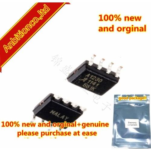 5pcs 100% new and orginal A1230LLTR-T A1230 SOP8 Ultra-Sensitive Dual-Channel Quadrature Hall-Effect Bipolar Switch in stock