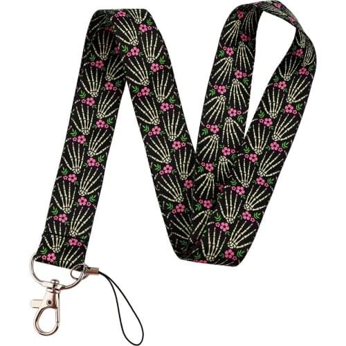 ER074 Human Organ Skeleton Key Chain Lanyard Gifts For Doctor Nurse Phone USB ID Card Badge Holder Necklace