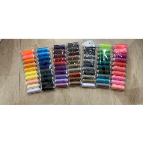 10 Roll Machine Hand Craft Spool Professional Durable Home DIY Assortment Coil Solid Sewing Thread Strong