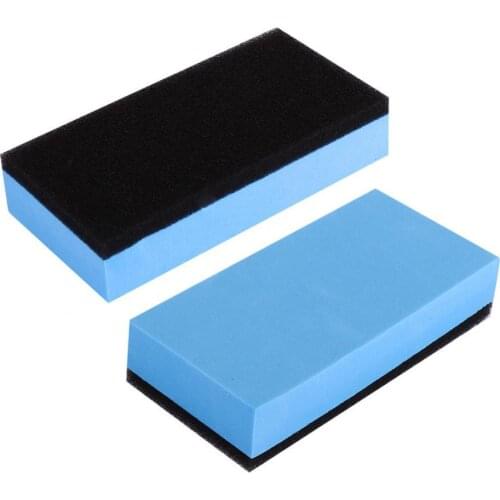 80% 2021 Hot Sell 2Pcs Car Glasses Wipe Cleaning Washing Sponge Brush Dirt Remover Eraser Cleaner