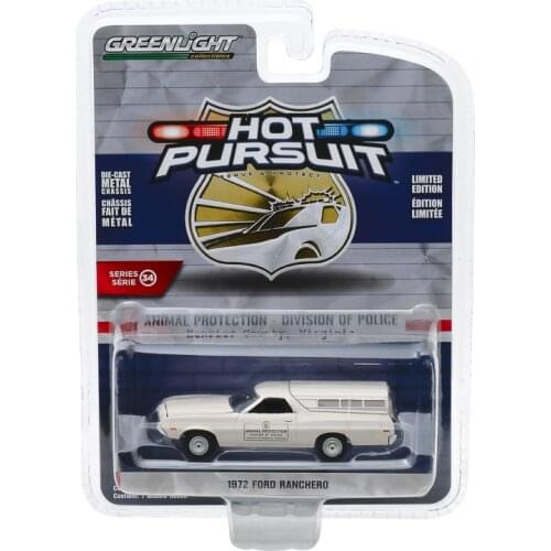 GreenLight cars 1:64 1972 Fords HOT PURSUIT Collection Metal Die-cast Simulation Model Cars Toys
