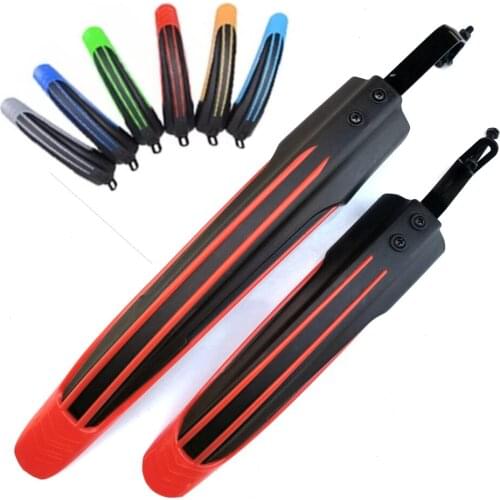 2PCS High quality Bicycle Mudguard Mountain Bike Accessories 26 inch Iron Card Quick Release Mudguard with Screws