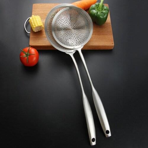 Multi-functional Kitchen Sink Strainer Spoon Stainless Steel Filter Spoon Mesh Skimmer Oil Mesh Colander Strainer Kitchen tools