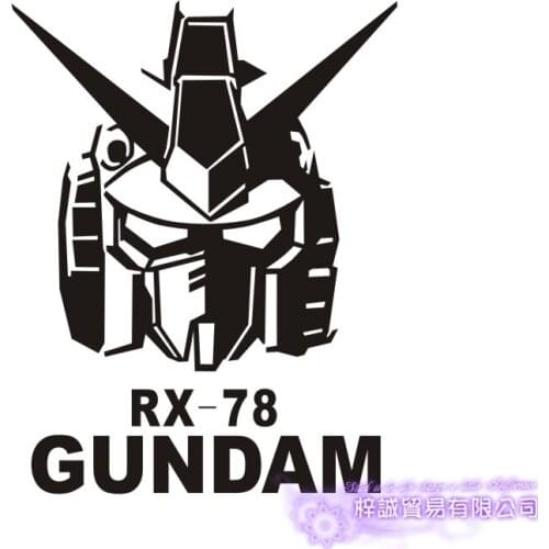 Pegatina GUNDAM Sticker Anime Cartoon Car Decal Sticker RX-78 Vinyl Wall Stickers Decor Home Decoration