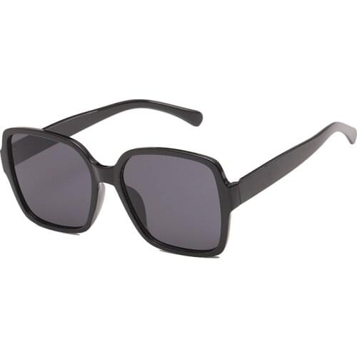 New PC Frame Oversized Sunglasses Women Luxury Designer Lady Flat Mirror Glasses Frame Plain Eyeglasses lunettes Gafas