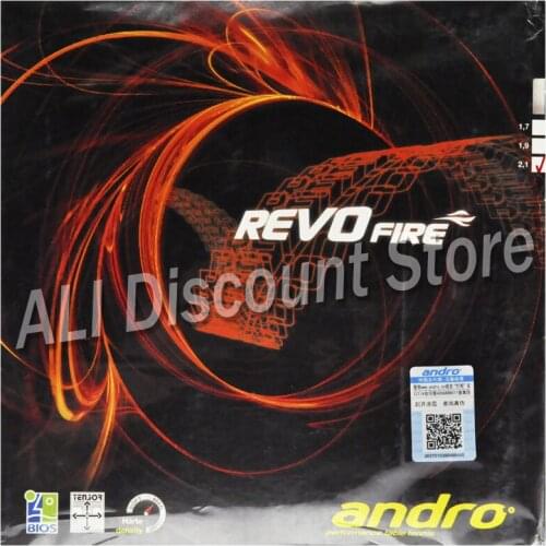 Original Andro Table Tennis Rubber Revofire Pimples In Ping Pong With Sponge Tenis De Mesa