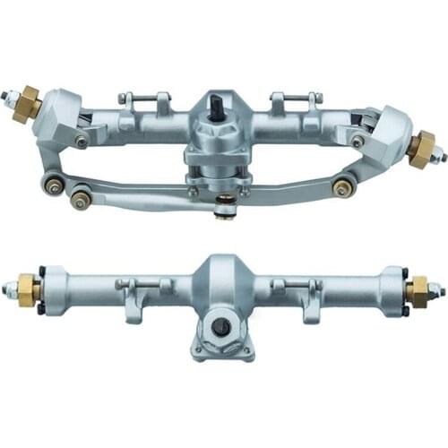 Front & Rear Axle for Axial SCX24 90081 AXI00001 1/24 RC Crawler Car Parts