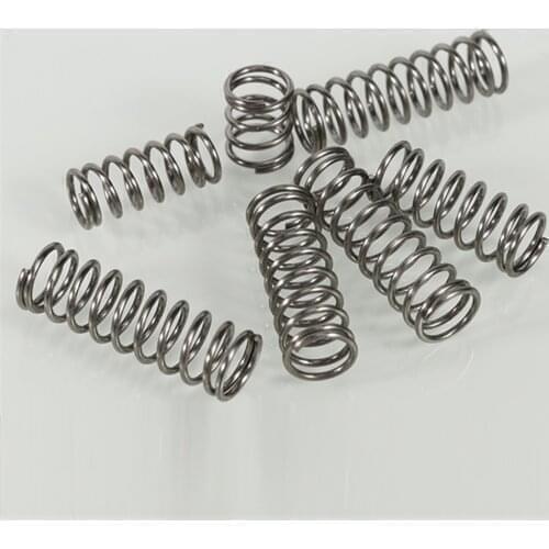 Wire Diameter 0.7mm, Outer Diameter 9mm, Free Length 5/10/15/20/25/30mm, Spring Steel Extension Spring, Compressed Springs