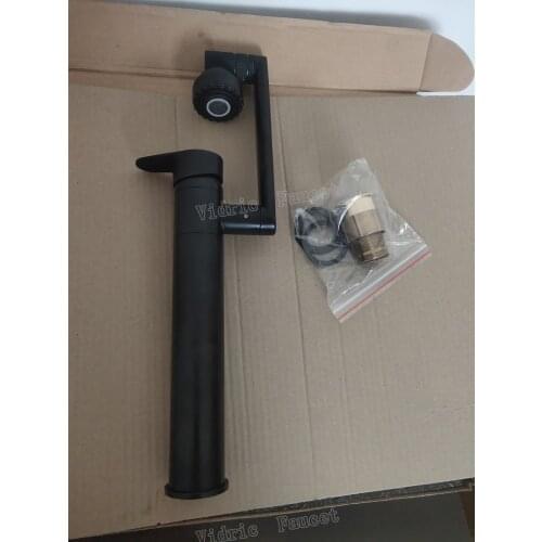 Black Basin Faucet Water Tap Bathroom 360 Degree Swivel Antique Bathroom Faucet Single Handle Sink Tap Mixer Hot and Cold Water