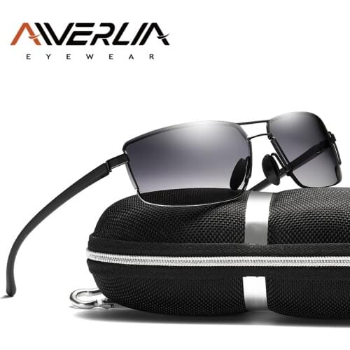 AIVERLIA MenS Glasses Ultralight Rimless Sunglasses Men High Quality Driving Sunglasses For Women Frameless Oculos De Sol UV400