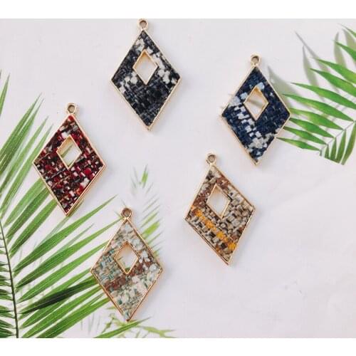 Alloy Pendant Necklace Charms DIY Material Jewelry Earring Accessories