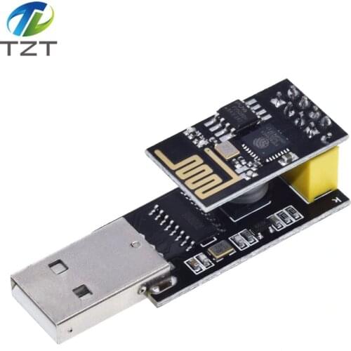 ESP01 Programmer Adapter UART GPIO0 ESP-01 Adaptaterr ESP8266 CH340G USB to ESP8266 Serial Wireless Wifi Developent Board Module