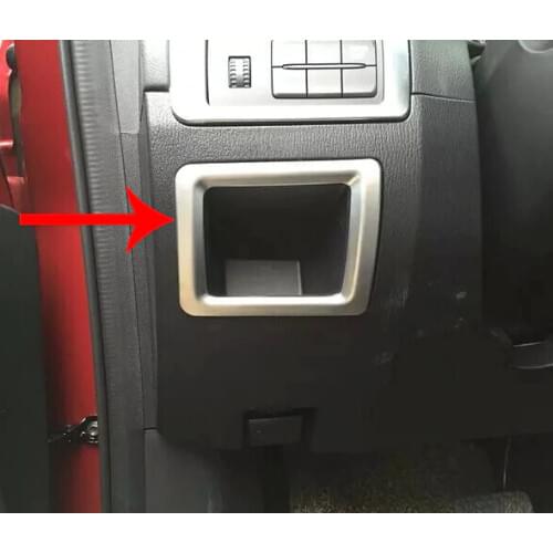 For Mazda CX-5 CX5 2015 2016 ABS Pearl Chrome Storage Compartment Cover Trim