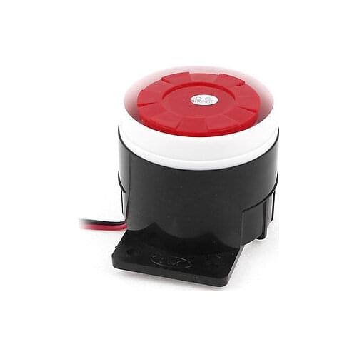 Plastic Housing DC 5.5x2.1mm Plug Electronic Alarm Sound Buzzer 95dB 6-12V