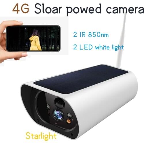 Solar Powered IP Camera Y9SL HD 1080P Wireless GSM 4G SIM Card Outdoor Security CCTV Camera with Solar Charging Motion Detection