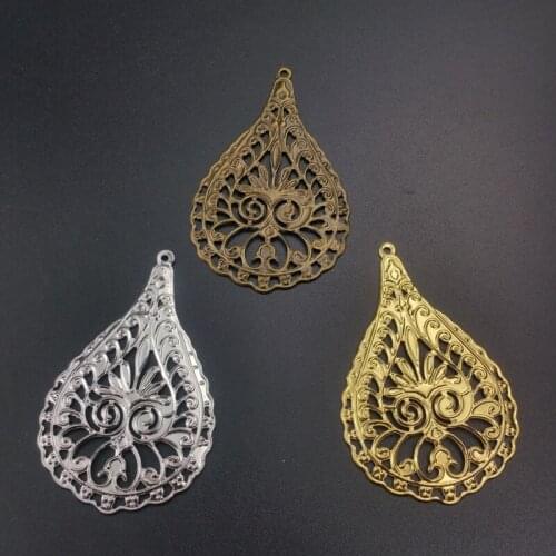 20Pcs/lot 41x64mm Filigree Wraps Connectors Embellishments Findings Crafts accessories