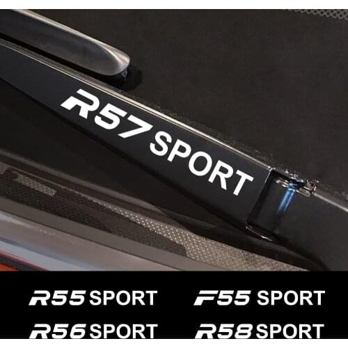 4PCS Car Sticker For Mini Cooper F56 F54 F57 F55 F60 R50 R52 R53 R55 R56 R57 R58 R59 R60 R61 Auto Window Wiper Decal Accessories