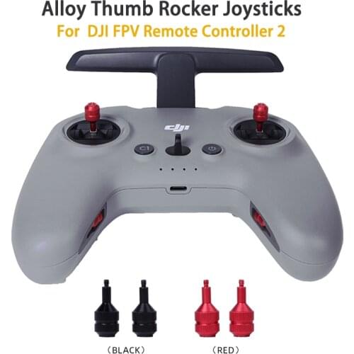 Aluminum Alloy Control Sticks Storable Thumb Rocker Joysticks For DJI FPV Remote Controller 2 Drone Accessories