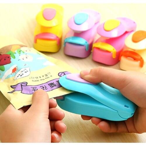 2017 Useful Blue Mini Portable ABS Handheld Heat Sealing Machine Plastic Bag Sealer Seal Tool Store Stylish Kitchen Tools