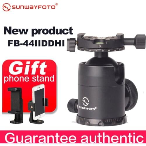 SUNWAYFOTO FB-44IIDDHi Tripod head for DSLR Camera Tripode Ballhead Professional Aluminum Monopod Panoramic Tripod Ball Head