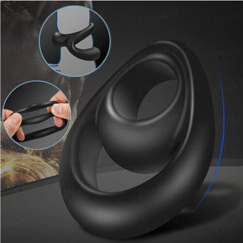 Silicone Male Foreskin Corrector Resistance Ring Delay Ejaculation Penis Rings Sex Toys for Men Daily/Night Cock Ring