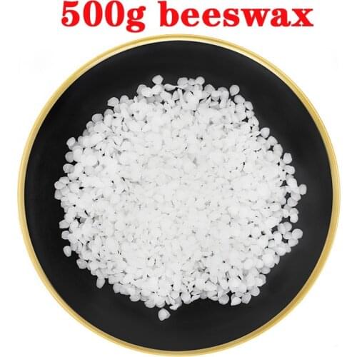 500g Pure Natural Beeswax Wax Candles Making Supplies100% No Added Soy Wax Candle DIY Material Yellow and White Beeswax Hot Sale