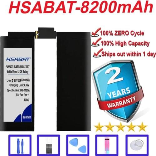 Top Brand 100% New 8200mAh Battery for iPad Pro 11 2018 A1980 A2013 A1934 A1979 A2042 Tablet in stock
