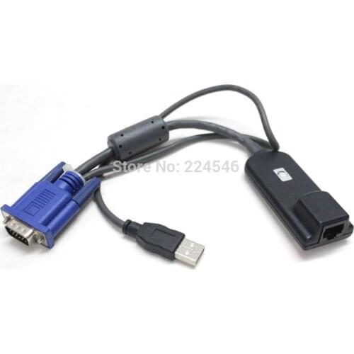 USB KVM CAT 5 Switch Server Interface Cable for HP 396633-001 520-341-511