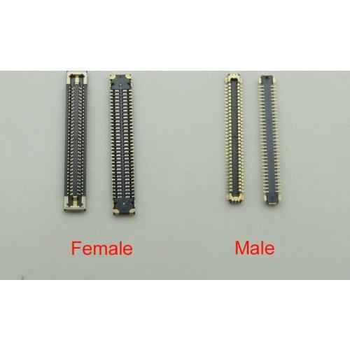 10pcs/lot LCD display screen on motherboard on flex FPC connector For Samsung galaxy S10 G973 S10 plus S10plus G975 note 9 N960F