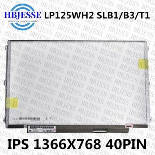 12.5 inch LP125WH2-SLB1 SLB3 LP125WH2-SLT1 for Lenovo thinkpad X220 X230 IPS Display Laptop LCD LED Screen 1366*768 LVDS 40pins