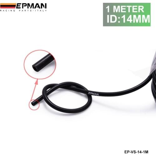 14mm 1Meter Silicone Vacuum Hose Tube Tubing Turbo Dump Radiator for Air / Water Black For FORD EP-VS-14-1M