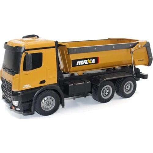 2.4GHz Metal RC Beach Engineering Vehicle 10 Channel Remote Control Truck LED fun rc car toys for children 1:14 Large Dump Truck