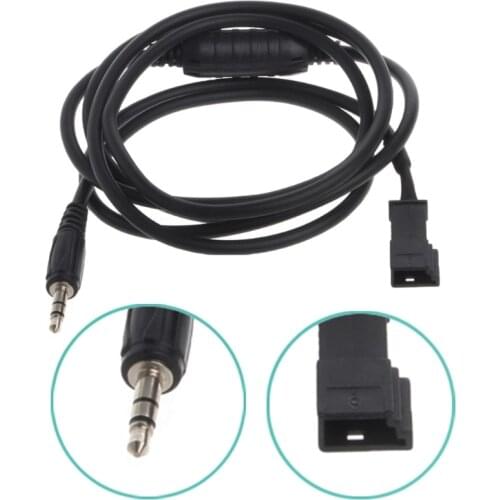 2019 New 3 Pin 3.5mm Jack AUX Adapter Radio Interface Cable For BMW BM54 E39 E46 E53 X5 Drop shipping