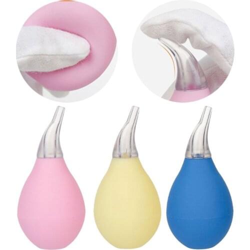 3PCS Nasal Aspirator Snot Sucker Clear Nasal Mucus Remover Baby Suction Nose Cleaner Reusable Nasal Aspirator