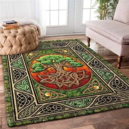 Tree of Life 3D Printed Rugs Mat Rugs Anti-slip Large Rug Carpet Home Decoration Living Flannel Bedroom Non-slip Floor Rug