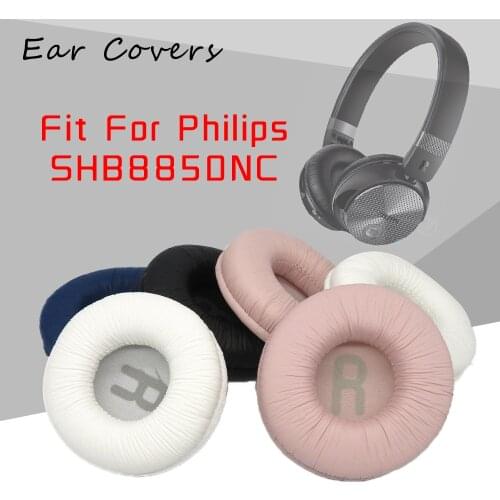 Earpads For Philips SHB8850NC Headphone Ear pads Replacement Headset Ear Pad PU Leather