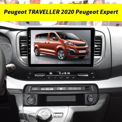 Car Radio Multimedia Player Android 10.0 2din GPS Navigation For Peugeot TRAVELLER 2020 Peugeot Expert Autoradio 2 Din Head Unit