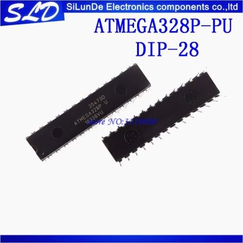 Free Shipping 5pcs/lot ATMEGA328P ATMEGA328P-PU DIP-28 new original In Stock