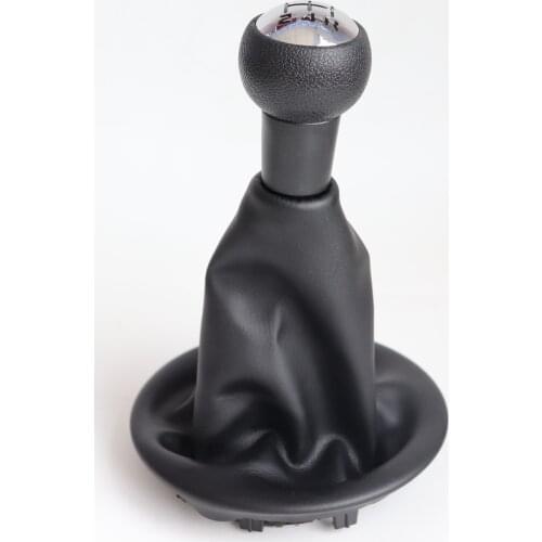 Car Gear Shift Knob Lever Shifter Stick Gaiter Boot Cover PU Leather For Citroen Berlingo III MK3 For Peugeot Partner 2008