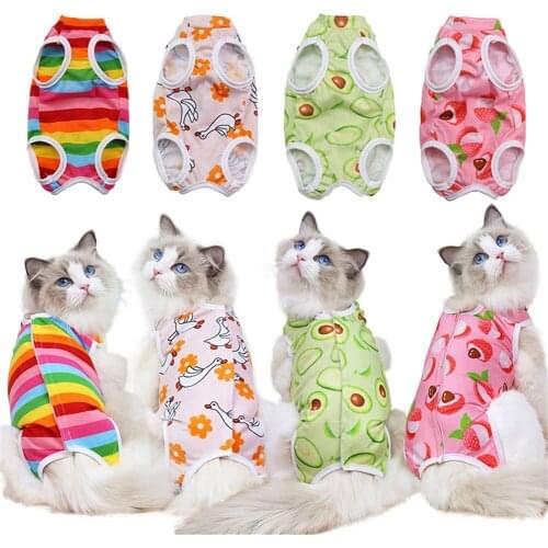 Colorful Cat Clothes Pet Cat Coats Jacket Hoodies For Cats Outfit Soft Pet Clothing Rabbit Animals Pet Costume for Dogs