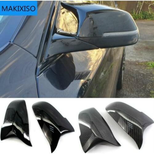 Decor Rearview Mirror Cover Cap For BMW F10 F11 2014-2017 Exterior ABS