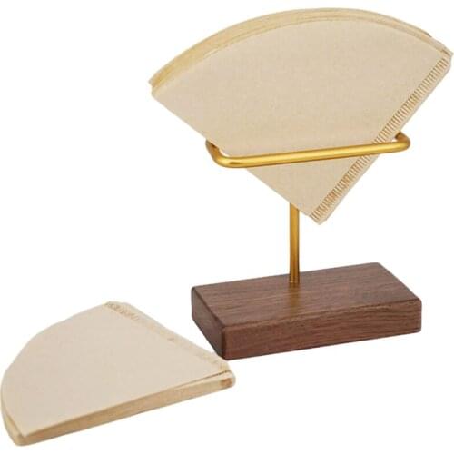 Wooden Paper Storage Holder Stand V60 Filter Paper Rack Filtering Coffee Tools Household Coffee Accessories Coffeeware Kitchen