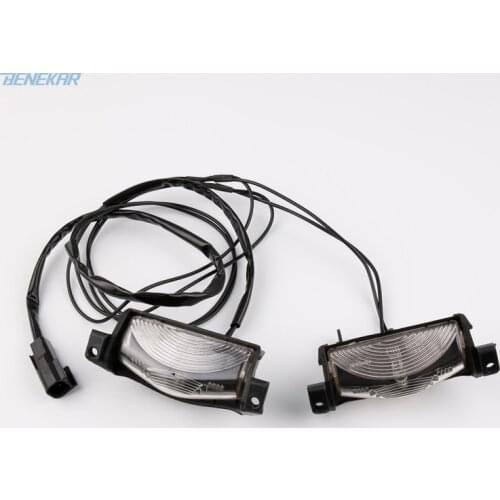 Benekar 1 Set Rear Trunk License Plate Lamp Light For Mazda 3 2008-2011 BFF4-51-270F