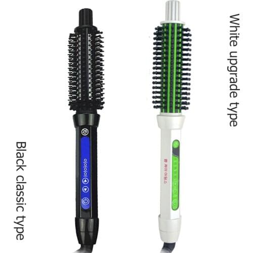 Hot Ceramic Hair Curler Electric Comb Hairbrush LED Curling Hair Straightener Brush Straightening Iron Curlers Styling Tools