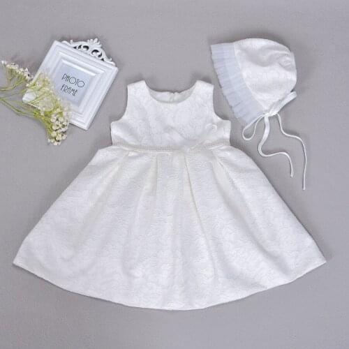 2016 Flower Baby Girl Christening Wedding Party Pageant Lace Dress Newborn Infant First Communion Dresses Toddler Gown For Baby